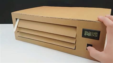This Diy Air Conditioner Is Made Entirely From Cardboard Diy Ways