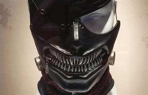 It's important to keep one's identity a secret. Masks ZAKIA Tokyo Ghoul Kaneki Ken Adjustable Zipper Mask ...