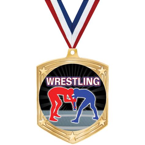 Wrestling Medals Crown Awards