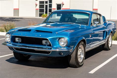 For Sale 1968 Ford Mustang Shelby Gt500kr Fastback Acapulco Blue