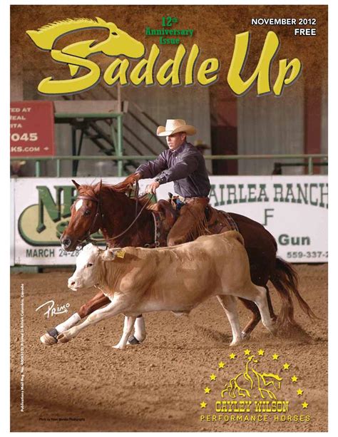 Saddle Up Nov 2012 By Saddle Up Magazine Issuu