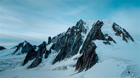 Wallpaper Id Mountains Peaks Snowy Snow Landscape K Free Download