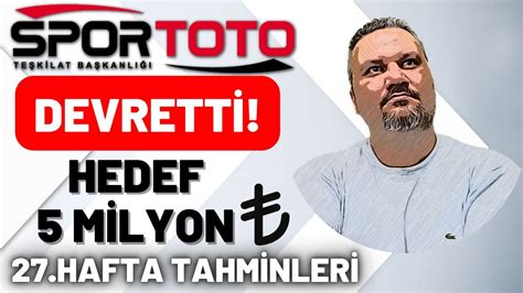Spor Toto Hafta Tahminleri Hedef M Lyon Ddaabilir Tv