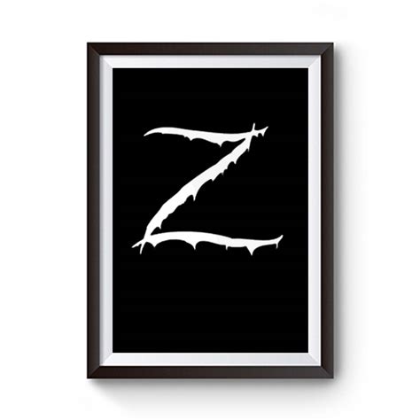 Z Logo Zorro Classic Vintage Premium Matte Poster