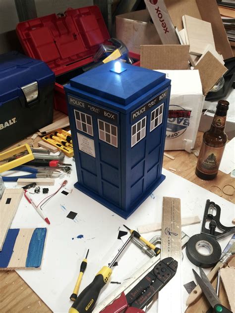 Tardis Build Tardis Diorama Diy Sherlock Doctor Who