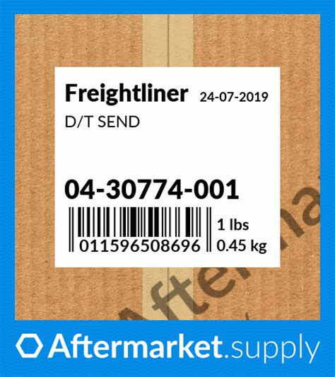 04 30774 001 Dt Send 04 30774 001 Fits Freightliner