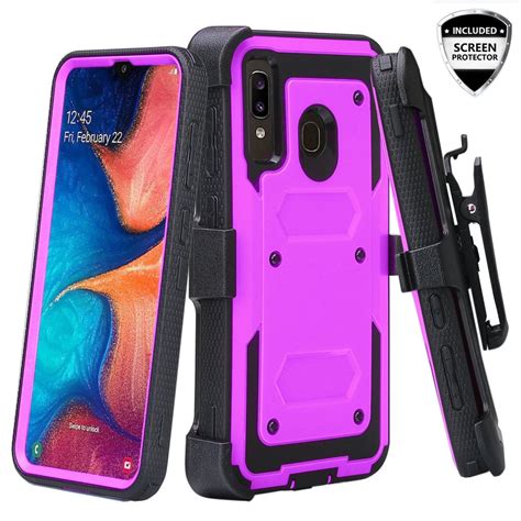 Samsung Galaxy A20a30a205u Case W Built In Screen Protector Heavy