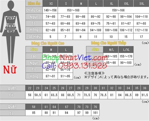 Cách Chọn Và Tính Size Quần áo Nam Nữ Uniqlo Nhật Bản
