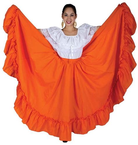 Mexican Folklorico Long Skirt Red Ubicaciondepersonas Cdmx Gob Mx