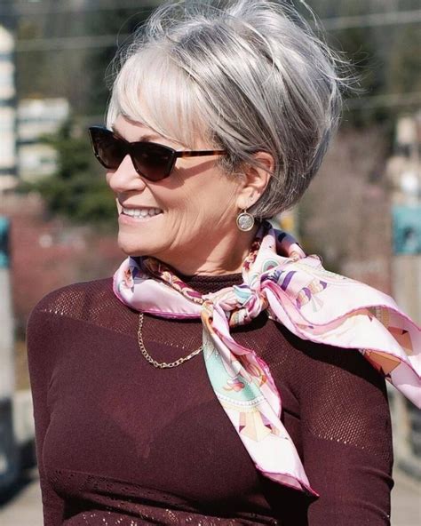 Aging Gracefully With Short Grey Hairstyles For Over 60s Style Trends In 2023