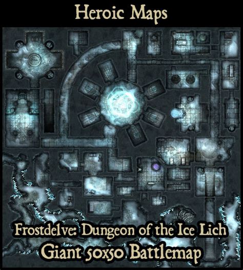 Heroic Maps Giant Maps Frostdelve Dungeon Of The Ice Lich Heroic