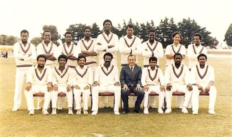 The Greatest Cricket Team Of All Time West Indies 1981 Back L R