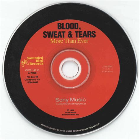 More Than Ever By Blood Sweat And Tears Cd With Progg Ref119038546