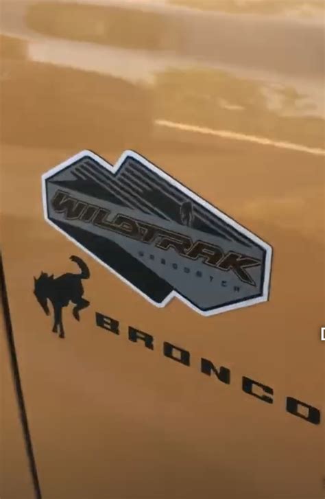 Not For Everyone But Interesting Wildtrak Decals Emblems Bronco6g