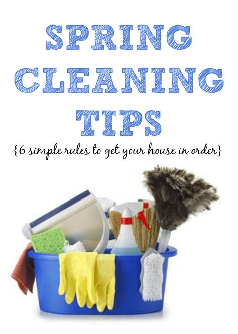 Spring Cleaning Tips