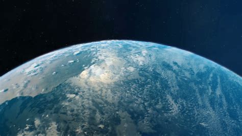 Cinematic Planet Earth Reveal From Orbit Motion Background - Storyblocks
