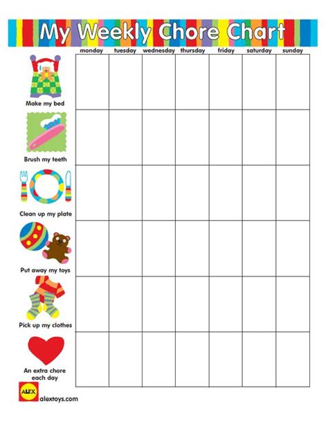 Reward Your Little One For Completing Chores By Printing Out This Great