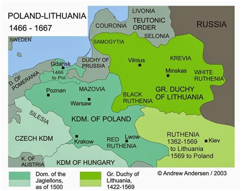 Map Of Lithuania And Poland World Map