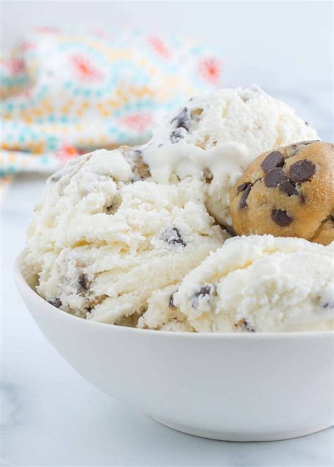 Chocolate Chip Cookie Dough Ice Cream Barefeet In The Kitchen