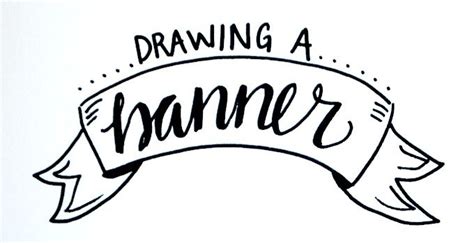 Basic Hand Lettering Drawing A Banner Basic Hand Lettering Hand