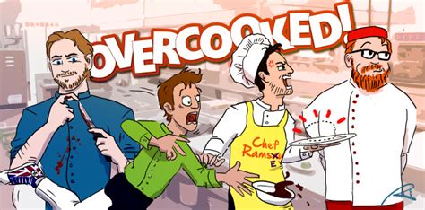 Overcooked Lets Play Was Frikin Hilarity Feat Ryan Haywood Gavin Free Geoff Ramsey And Jack