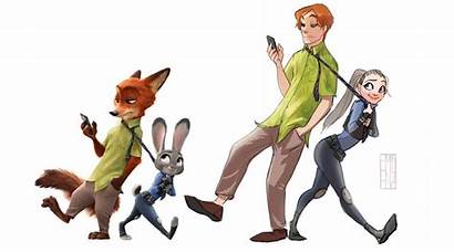 Disney Zootopia Human Characters Were Re Humans