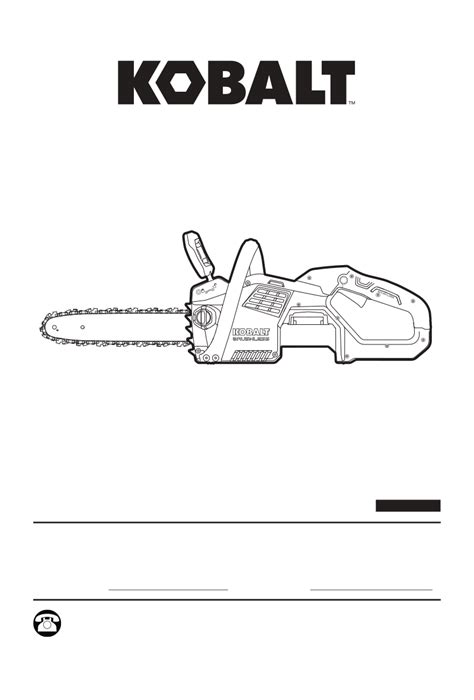 Kobalt 1447232 Chainsaw Manual Pdf Viewdownload