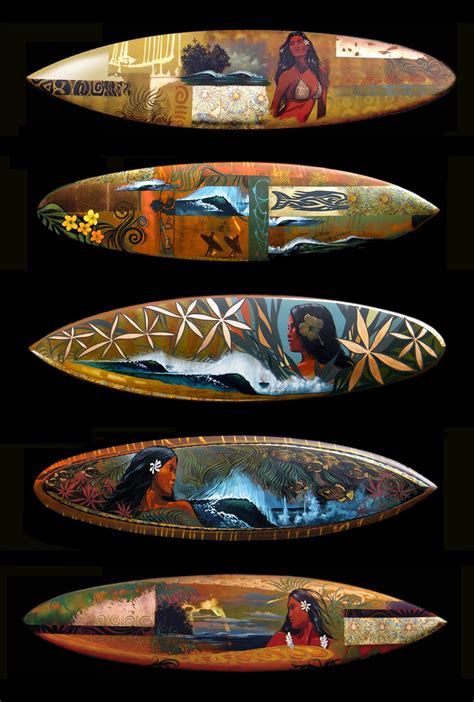 Surfboard Shapes Surfboard Art Surf Painting Artist Painting Art