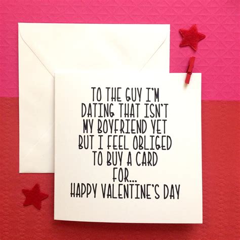 Free shipping on orders over $25 shipped by amazon. Dating card, new boyfriend card Valentines day, lover valentines card, choice of card stocks ...