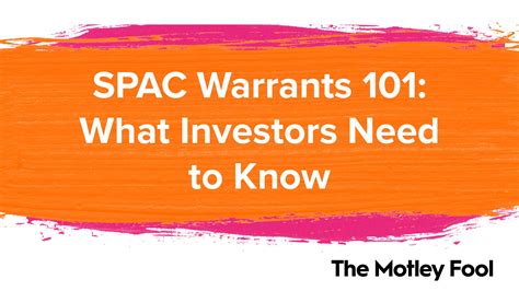 SPAC Warrants 101: What Investors Need to Know | DealFlow's SPAC News