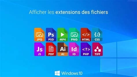 Windows 10 Comment Afficher Les Extensions De Fichiers