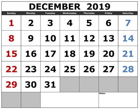 Free Printable Calendar Big Numbers Calendar Printables Free Templates