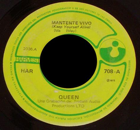 Queen Mantente Vivo Keep Yourself Alive 1973 Vinyl Discogs
