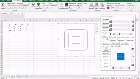 Excel Draw Create And Open Cad Drawings In Excel No Autocad Required