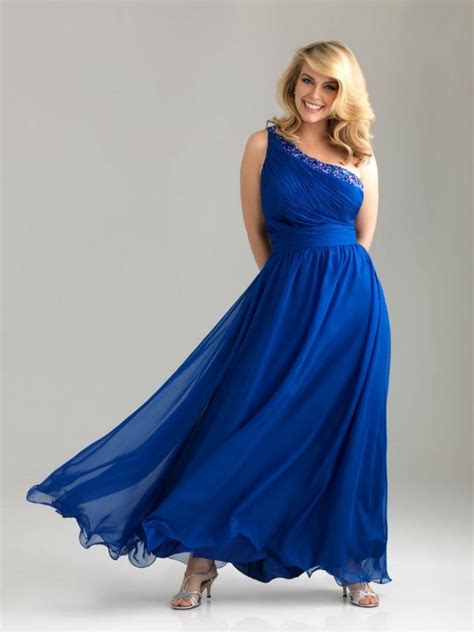 Ppm011 Navy Blue Chiffon Bridesmaid Dress Plus Size Evening Dress