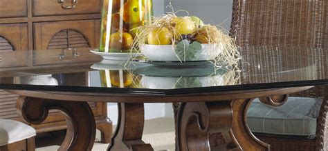 Unfinished round wood tops are a great diy option. Beautiful round dining table with glass top! www ...