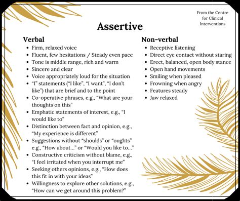 Characteristics Of Assertive Communication — Improvus