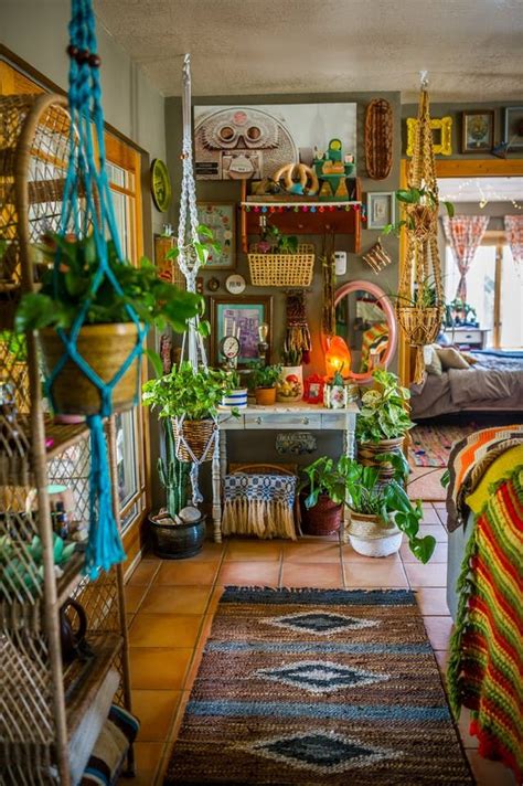 Flower, home decor, badges emblem. The Most Maximalist Bohemian Home Just Might Be on This ...