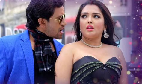 Bhojpuri Hot Rumoured Couple Amrapali Dubey And Dinesh Lal Yadavs Song