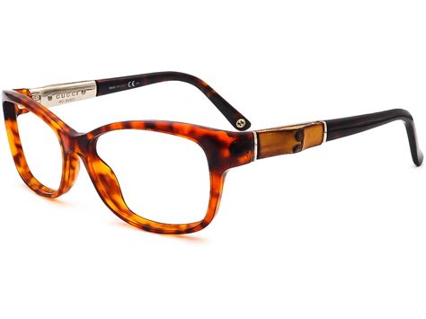 Gucci Women's Eyeglasses GG 3673 WR9 Tortoise Rectangular Frame Italy ...