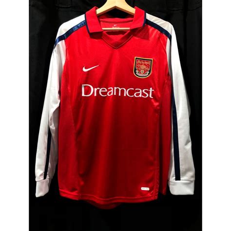 2002 Arsenal Home Shirt Souvenirs Vintage Football