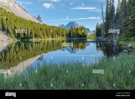 Elbow Pass And Elbow Lake In Peter Lougheed Provincial Park Alberta