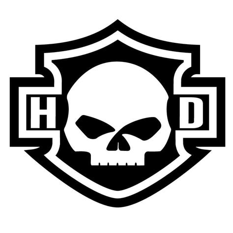 More images for harley davidson skull svg » Harley-Davidson Skull Logo - LogoDix
