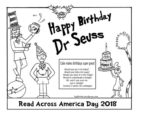 Happy Birthday Dr Seuss Big T Books