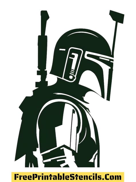 34 Free Printable Mandalorian Stencils Templates And Silhouettes
