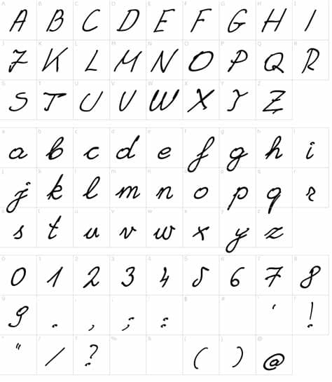 French script mt lucida handwritting mistral segoe script i like these because they link the letters to each other like i do when i'm. Granny's Handwriting Font Download
