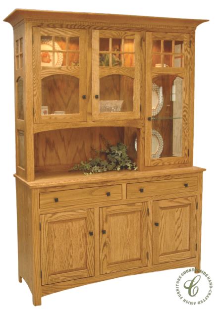 Great additions to any living room, dining room, den and more. Barnes Chapel 3-Door China Cabinet - Countryside Amish ...