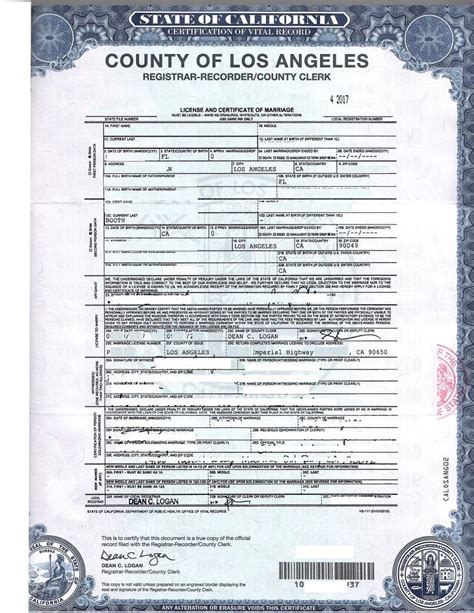 Marriage Certificate Apostille
