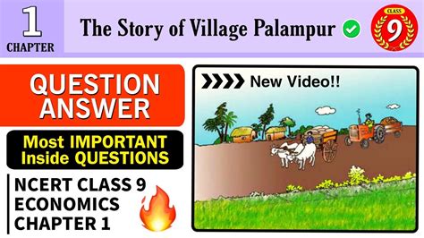 🌾the Story Of Village Palampur Ncert Class 9 Economics Chapter 1