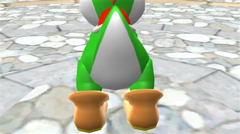 Yoshi Back View Hand And Feet On The Ground By Sandi130201 On Deviantart